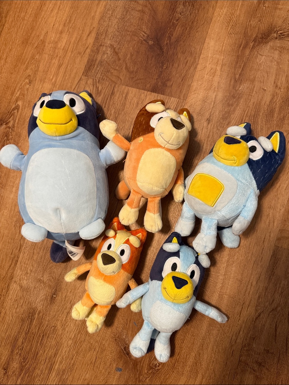Blue and Orange Plush Character Pack - Soft Kids Stuffed Animals